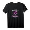 18. Geburtstag Mädchen T-Shirt mit Sprüchen - Endlich 18 Jahre Geschenkidee für Nichte, Tochter, Freundin & Enkelin