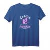 18. Geburtstag Mädchen T-Shirt mit Sprüchen - Endlich 18 Jahre Geschenkidee für Nichte, Tochter, Freundin & Enkelin