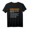 Lustiges Schlosser T-Shirt mit Spruch – Definition Beruf für Männer & Frauen im Handwerk, perfekt für Freizeit & Baustelle