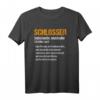 Lustiges Schlosser T-Shirt mit Spruch – Definition Beruf für Männer & Frauen im Handwerk, perfekt für Freizeit & Baustelle