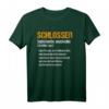 Lustiges Schlosser T-Shirt mit Spruch – Definition Beruf für Männer & Frauen im Handwerk, perfekt für Freizeit & Baustelle