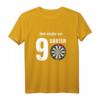 Lustiges Darts Spruch T-Shirt: Und wieder ein 9 Darter (3x Triple 1) - Perfektes Geschenk für Dartfans & Hobbyspieler mit Humor