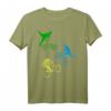BMX Bike Fahrrad Downhill Stunts T-Shirt für Kinder Jungen - Klassisch geschnitten, doppelt genähter Saum