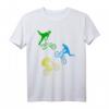 BMX Bike Fahrrad Downhill Stunts T-Shirt für Kinder Jungen - Klassisch geschnitten, doppelt genähter Saum