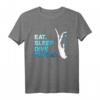 EAT SLEEP DIVE REPEAT T-Shirt für Taucher - Perfektes Geschenk für Scuba Diver, Schnorchel- und Meerliebhaber zu Geburtstag & Weihnachten