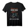 Warum ich ohne Akku fahre? Fahrrad T-Shirt mit Spruch – Lustiges Motiv für Mountainbike, Downhill und Rennradfahrer, die echten Sport lieben