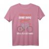 Warum ich ohne Akku fahre? Fahrrad T-Shirt mit Spruch – Lustiges Motiv für Mountainbike, Downhill und Rennradfahrer, die echten Sport lieben