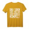 Das Leben geht weiter Auch wenn es humpelt - Motivations-T-Shirt für Verletzte und Genesende mit Humor