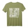 Das Leben geht weiter Auch wenn es humpelt - Motivations-T-Shirt für Verletzte und Genesende mit Humor