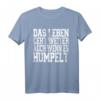 Das Leben geht weiter Auch wenn es humpelt - Motivations-T-Shirt für Verletzte und Genesende mit Humor