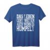 Das Leben geht weiter Auch wenn es humpelt - Motivations-T-Shirt für Verletzte und Genesende mit Humor