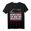 Faule Katze Spruch - Der Wille war da - Lustiges Katzen T-Shirt für Büro, Weihnachten & Geburtstage