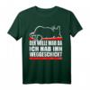 Faule Katze Spruch - Der Wille war da - Lustiges Katzen T-Shirt für Büro, Weihnachten & Geburtstage