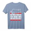 Faule Katze Spruch - Der Wille war da - Lustiges Katzen T-Shirt für Büro, Weihnachten & Geburtstage
