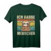 Ich hasse Menschen! Faultier Sarkasmus Ironie T-Shirt – Witziges Geschenk für Sarkastiker, Menschenhasser & Humorvolle