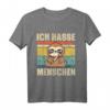 Ich hasse Menschen! Faultier Sarkasmus Ironie T-Shirt – Witziges Geschenk für Sarkastiker, Menschenhasser & Humorvolle