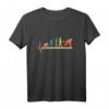 Evolution Herzschlag Stockschütze T-Shirt für Eisstockschießen - Vintage Design, perfektes Geschenk für Wintersportler & Teams
