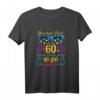 Damen 60 Geburtstag 1963 Jahrgang 60 Jahre Geschenk Frau - Lustiges buntes T-Shirt mit Spruch für Party und Feier