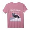 Lustiges Katze & Cat Let it Snow Pulverschnee T-Shirt - Witziges Wintermotiv für Katzenfans und Schnee-Liebhaber
