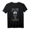 Geh mir aus dem Weg du unnötiger Sozialkontakt Zombie Skull T-Shirt – Humorvolles Geschenk für Lockdown und soziale Distanzierung zu Weihnachten & Geburtstag