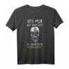 Geh mir aus dem Weg du unnötiger Sozialkontakt Zombie Skull T-Shirt – Humorvolles Geschenk für Lockdown und soziale Distanzierung zu Weihnachten & Geburtstag