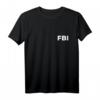 FBI T-Shirt - Authentisches FBI Logo Kostüm für Partys, Halloween & Fasching für Kinder und Erwachsene