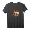 Streetart Popart Kuh T-Shirt mit fliegendem Kalb – Originelles Geschenk für Tierliebhaber, Bauern und Kuh-Fans zu Geburtstag, Weihnachten & Festivals