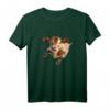 Streetart Popart Kuh T-Shirt mit fliegendem Kalb – Originelles Geschenk für Tierliebhaber, Bauern und Kuh-Fans zu Geburtstag, Weihnachten & Festivals