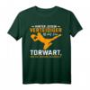 Hinter jedem Verteidiger steht ein Torwart - Cooles Ballsport T-Shirt als Geschenk für Torhüter zu Geburtstag & Weihnachten