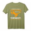 Hinter jedem Verteidiger steht ein Torwart - Cooles Ballsport T-Shirt als Geschenk für Torhüter zu Geburtstag & Weihnachten