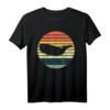 Retro Wal Wale Pottwal Meerestier Surfen T-Shirt – Perfektes Geschenk für Wal-Liebhaber, Surfer & Taucher zu Weihnachten & Geburtstag