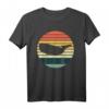Retro Wal Wale Pottwal Meerestier Surfen T-Shirt – Perfektes Geschenk für Wal-Liebhaber, Surfer & Taucher zu Weihnachten & Geburtstag