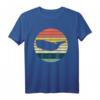 Retro Wal Wale Pottwal Meerestier Surfen T-Shirt – Perfektes Geschenk für Wal-Liebhaber, Surfer & Taucher zu Weihnachten & Geburtstag