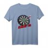 Game On Dart Herren T-Shirt – Klassisch geschnitten, doppelt genähter Saum für Dartspieler & Dartfans