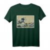 HapMonkey Japanisches Woodblock Print T-Shirt – Hokusai Great Big Wave Design, Perfektes Geschenk für Kunstliebhaber & Japan-Fans