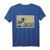 HapMonkey Japanisches Woodblock Print T-Shirt – Hokusai Great Big Wave Design, Perfektes Geschenk für Kunstliebhaber & Japan-Fans