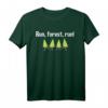 Lustiges Run, Forest, Run! T-Shirt – Humorvolles Wald-Motiv für Natur- und Wanderfans, klassisch geschnitten