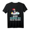 Pinguin - GANZ DÜNNES EIS MEIN FREUND! Lustiges Tiermotive T-Shirt mit Spruch für Freunde & Geschenkideen