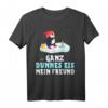 Pinguin - GANZ DÜNNES EIS MEIN FREUND! Lustiges Tiermotive T-Shirt mit Spruch für Freunde & Geschenkideen