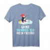 Pinguin - GANZ DÜNNES EIS MEIN FREUND! Lustiges Tiermotive T-Shirt mit Spruch für Freunde & Geschenkideen