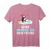 Pinguin - GANZ DÜNNES EIS MEIN FREUND! Lustiges Tiermotive T-Shirt mit Spruch für Freunde & Geschenkideen