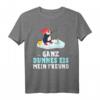 Pinguin - GANZ DÜNNES EIS MEIN FREUND! Lustiges Tiermotive T-Shirt mit Spruch für Freunde & Geschenkideen