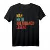 HapMonkey Man Myth Breakdance Legend T-Shirt - Vintage Geschenk für Breakdance-Fans und Tänzer