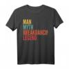 HapMonkey Man Myth Breakdance Legend T-Shirt - Vintage Geschenk für Breakdance-Fans und Tänzer