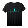Breakdance Herzschlag Herzfrequenz Urban Dance Street Art T-Shirt – Perfektes Geschenk für Rapper, Hip-Hop Fans & Street Art Liebhaber für Festivals & Konzerte