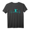Breakdance Herzschlag Herzfrequenz Urban Dance Street Art T-Shirt – Perfektes Geschenk für Rapper, Hip-Hop Fans & Street Art Liebhaber für Festivals & Konzerte