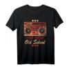 Hip Hop Radio Old School Musik Rap Radio T-Shirt – Nostalgisches Geschenk für Rap- & Hip Hop Fans der 80er & 90er Jahre