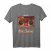 Hip Hop Radio Old School Musik Rap Radio T-Shirt – Nostalgisches Geschenk für Rap- & Hip Hop Fans der 80er & 90er Jahre