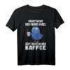 Lustiges Kaffee T-Shirt für Frühaufsteher und Eulen Fans - 'Hauptsache der frühe Vogel säuft nicht meinen Kaffee' Spruch, Halbarm