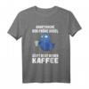 Lustiges Kaffee T-Shirt für Frühaufsteher und Eulen Fans - 'Hauptsache der frühe Vogel säuft nicht meinen Kaffee' Spruch, Halbarm